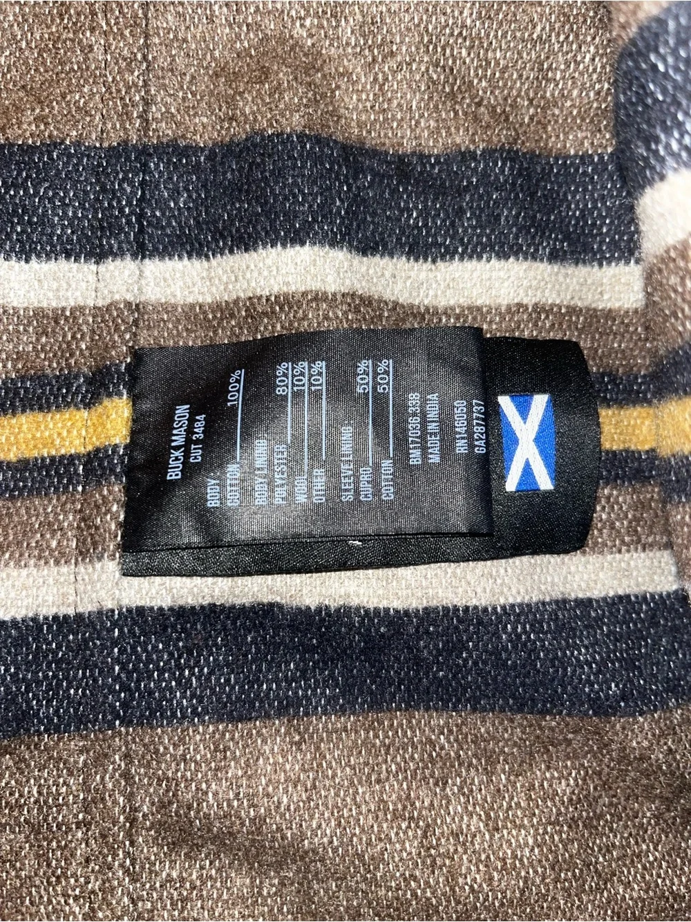 NWT Men’s Buck Mason Dry Waxed Canvas Highlander Jacket Coat. Size Small